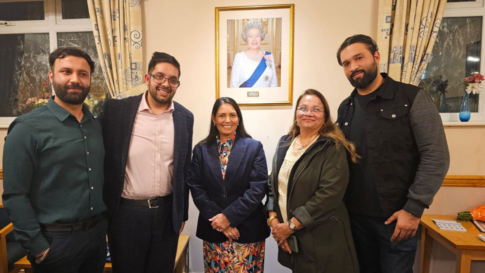 Priti Patel visits Oxhey Conservative Club