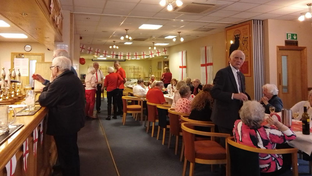 St George's Day lunch at Oxhey Conservative Club