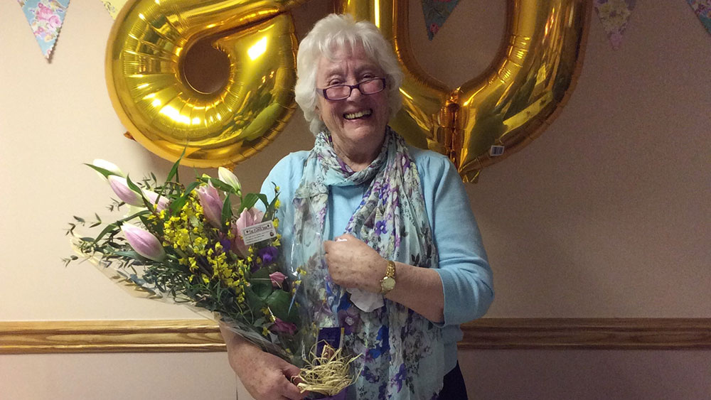 Mary's 80th birthday celebration at Oxhey Conservative Club
