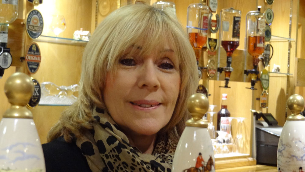 Gina the Relief Steward at Oxhey Conservative Club