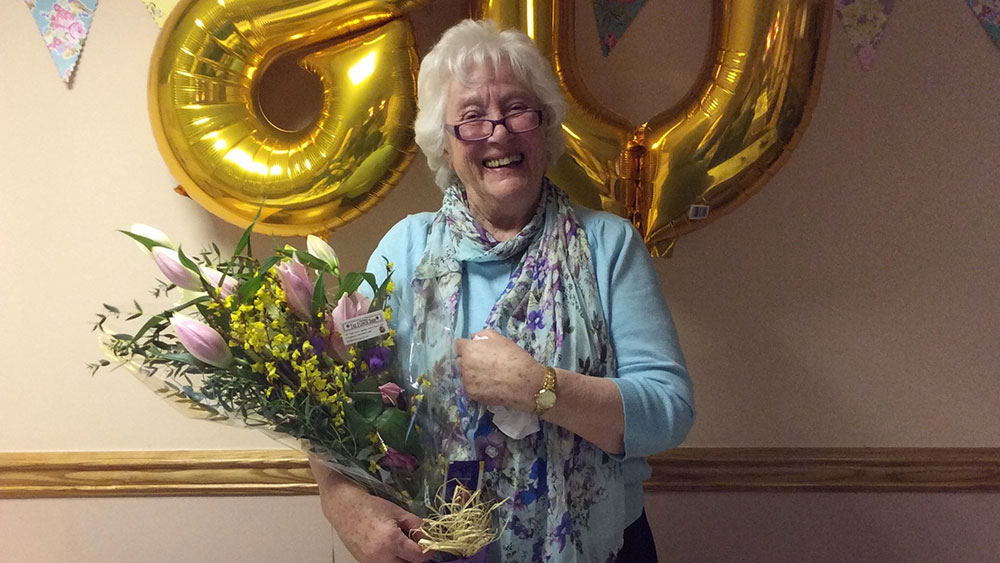Mary's 80th birthday celebration at Oxhey Conservative Club