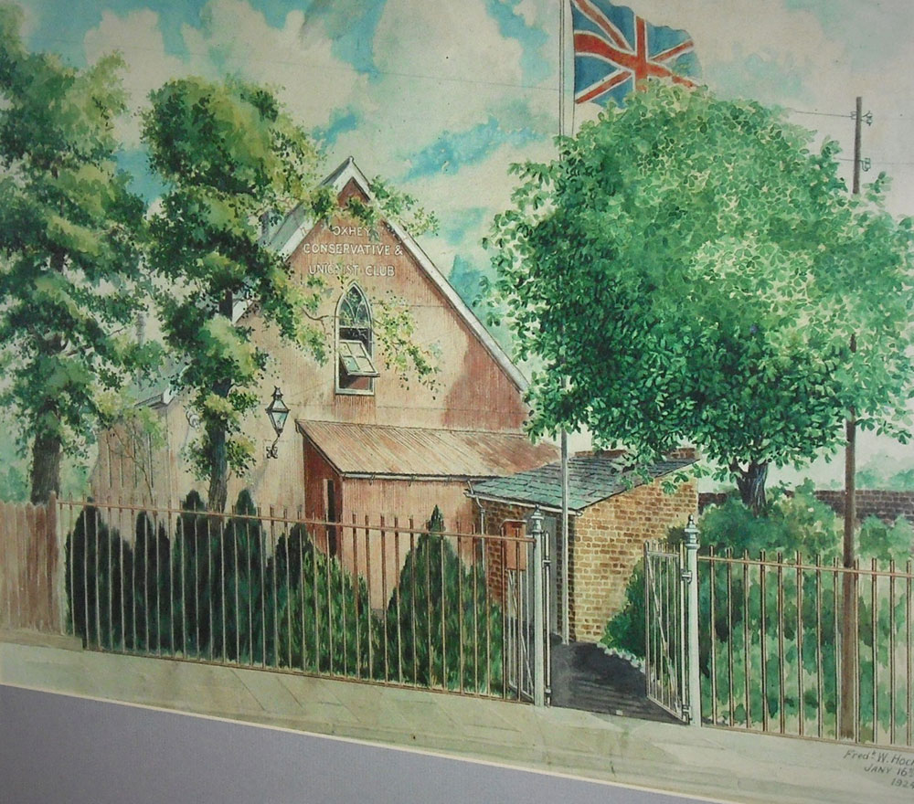 Oxhey Conservative and Unionist Club as it was in 1911